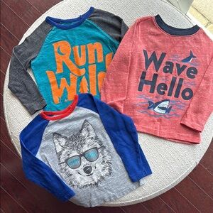Old Navy Long Sleeve Bundle of 3 Tees